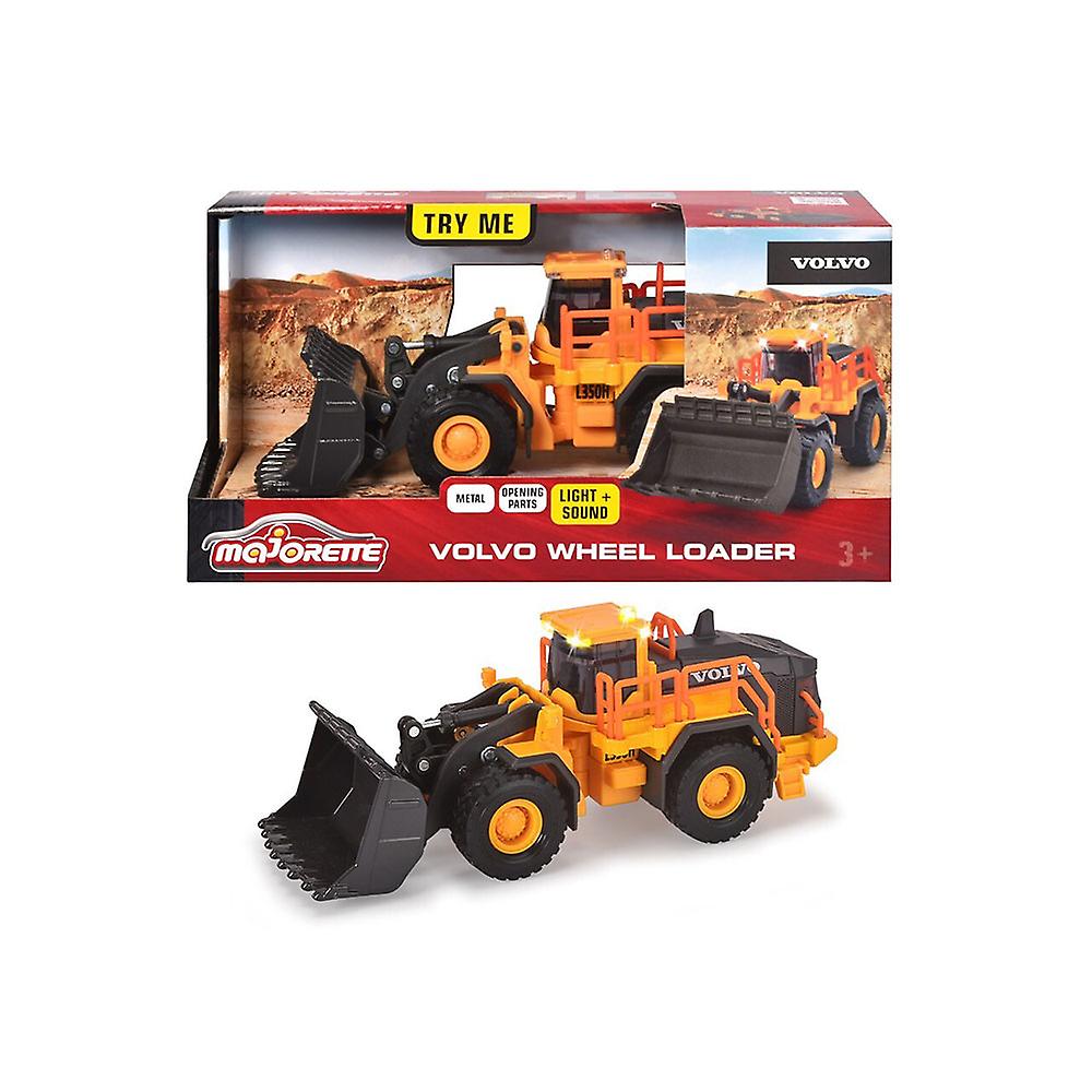 Majorette Collectible Volvo L350H Wheel Loader with Light and Sound Ages 3+
