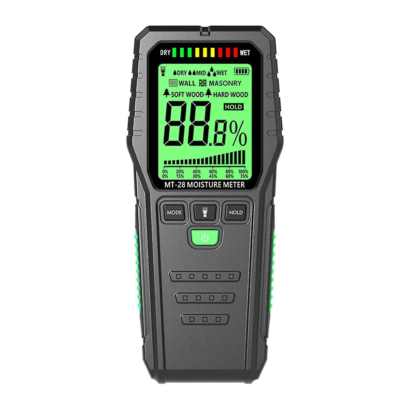 Upgraded Inductive Wood Moisture Tester Digital Lcd Display Induction Timber