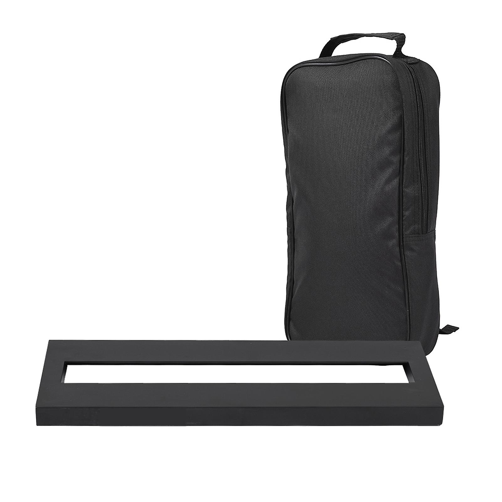 Db-1 Mini Aluminum Alloy Guitar Pedal Board With Carrying Bag Tapes