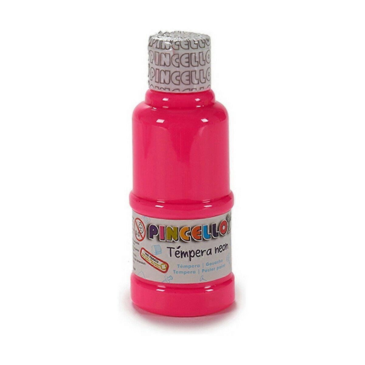 Tempera Pincello Neon Pink 120 ml (12 Units)