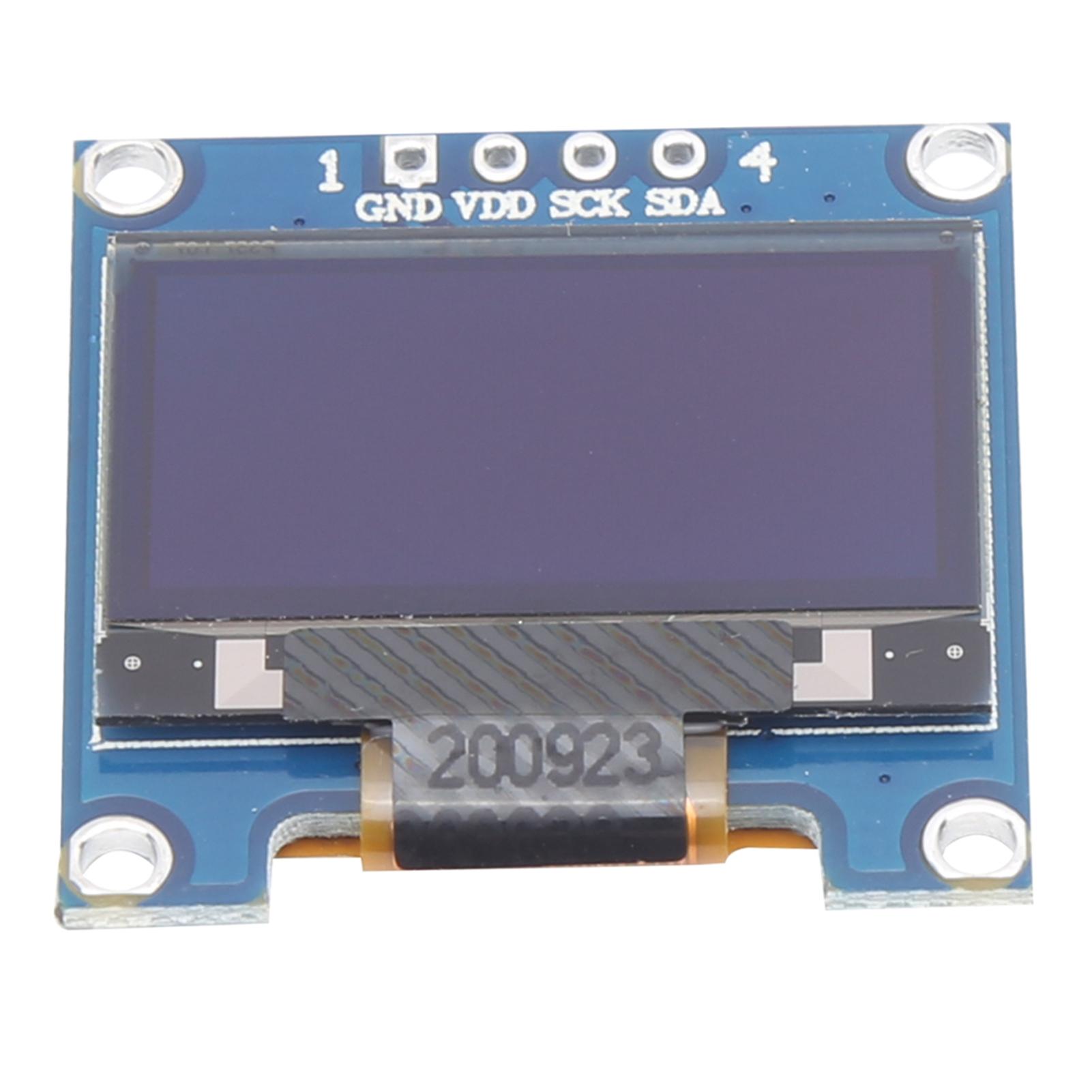 OLED Display Module White IIC Communication Small Electronic Component 0.96inches