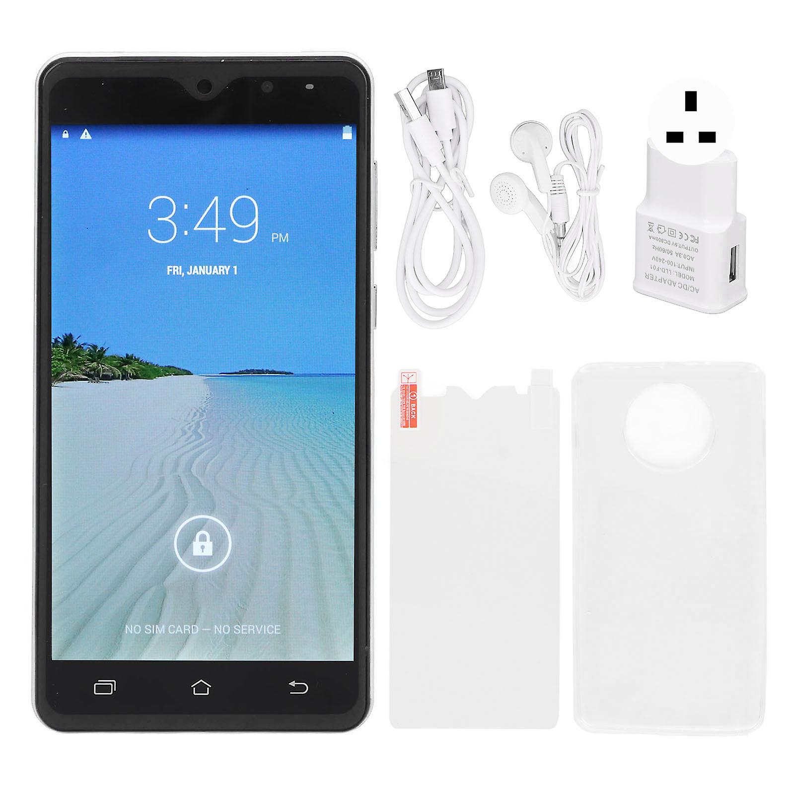 5.5" Android Smartphone with 4800mAh Battery, 8-Core CPU, Dual Cameras, UK Plug