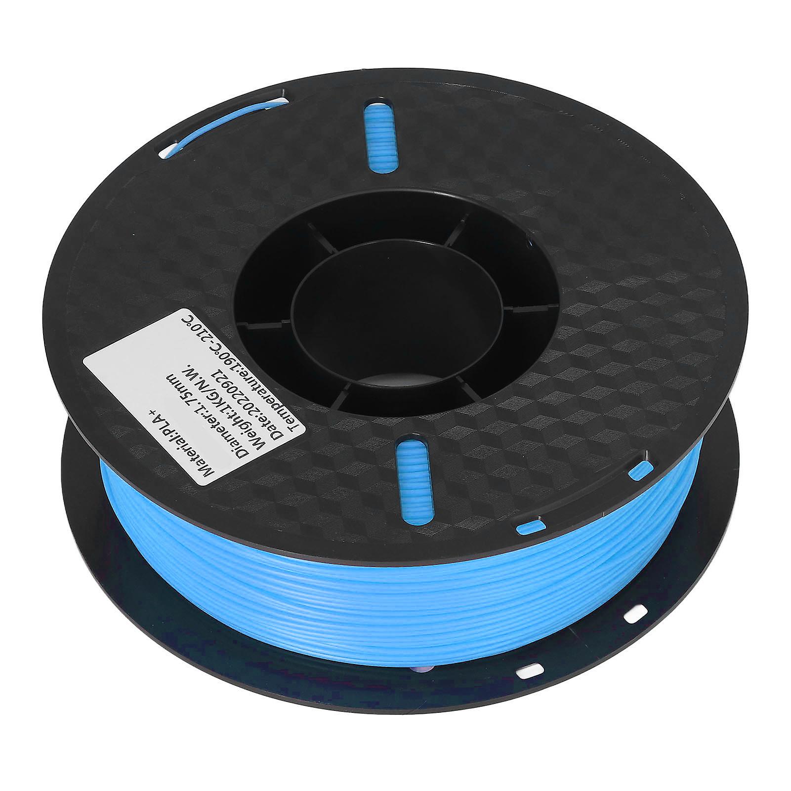 PLA 1.75mm Filament High Accuracy Smokeless 3D Printer Filament Printing Consumables 1kg Sky Blue 