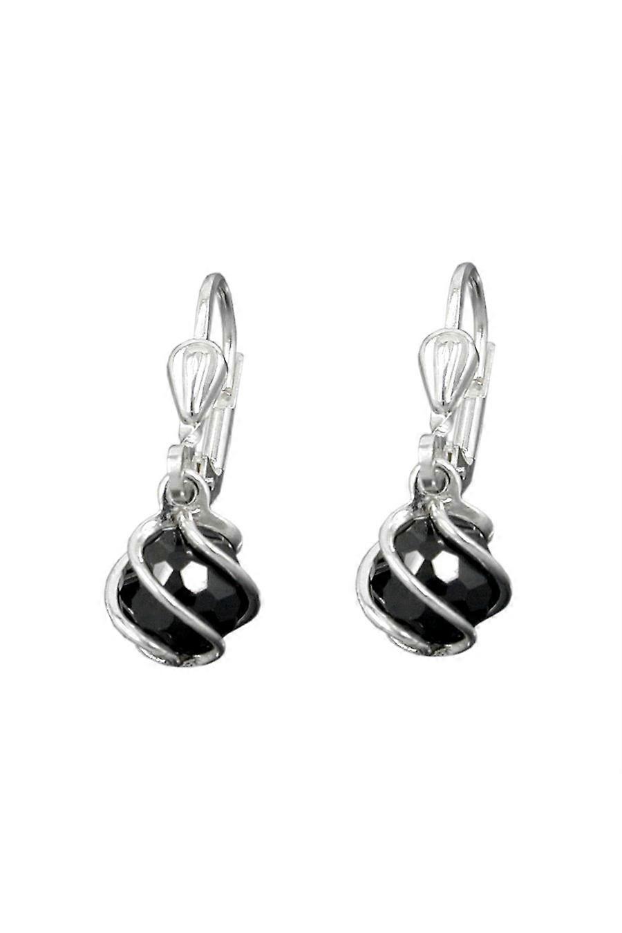 Earrings Leverback Cz Silver 925 - Gl90174