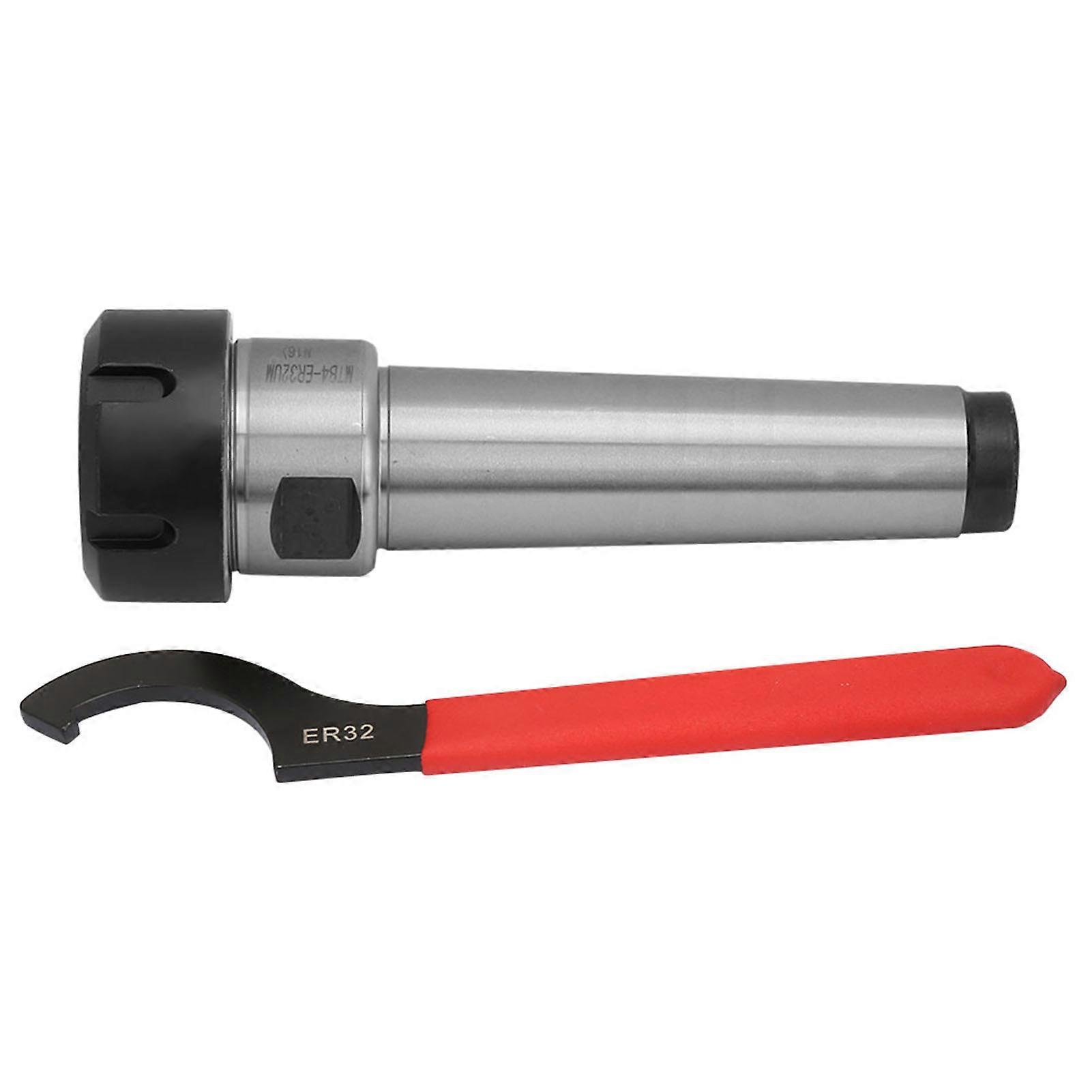 Carbon Steel MT4 ER32 M16 Collet Chuck Tooling Holder CNC Milling Lathe Tool with Wrench