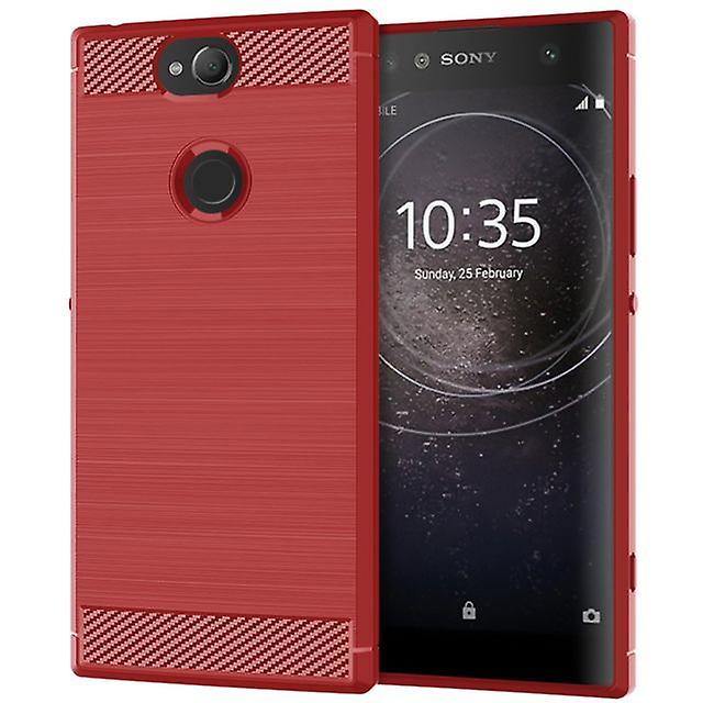 Soft Durable Protective Shell Case for Sony Xperia XA2 Plus - Red