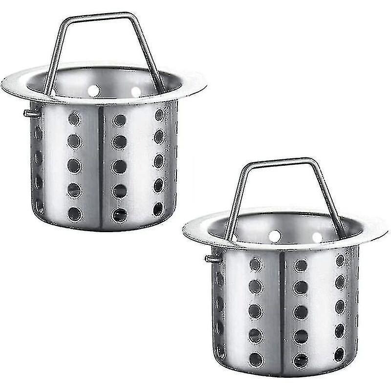 2-Piece Kitchen Sink Strainers with Drain Strainer