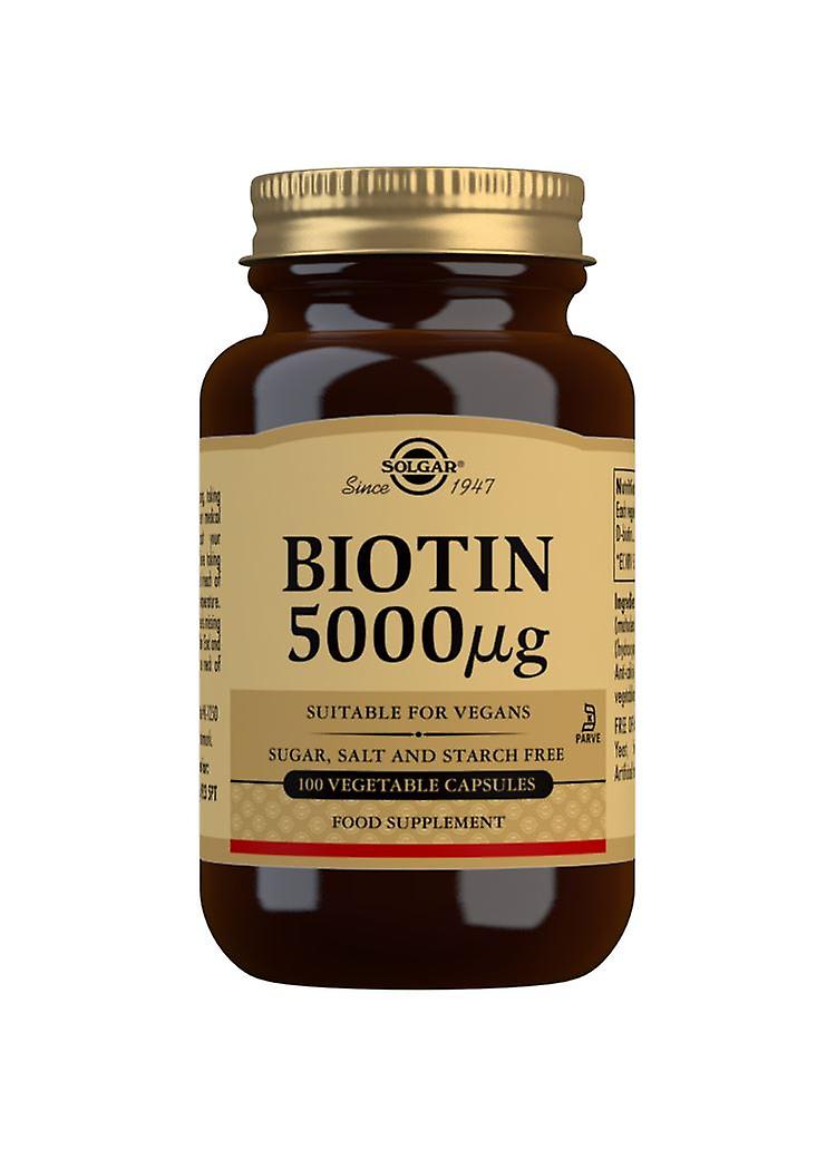 Solgar Biotin 5000 µg - 100 Vegicaps
