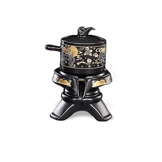 Ceramic Teapot Classical Style High Temperature Resistant Tea Set Office Home Automatic Tea Making