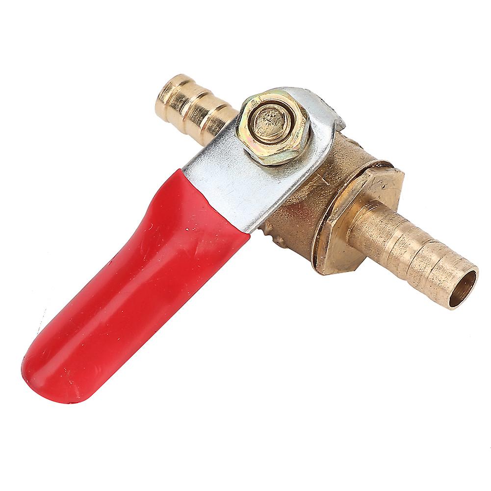 Lot de 5 raccords de tuyau à bille en laiton à double cannelure pour robinet à bille, 6 mm