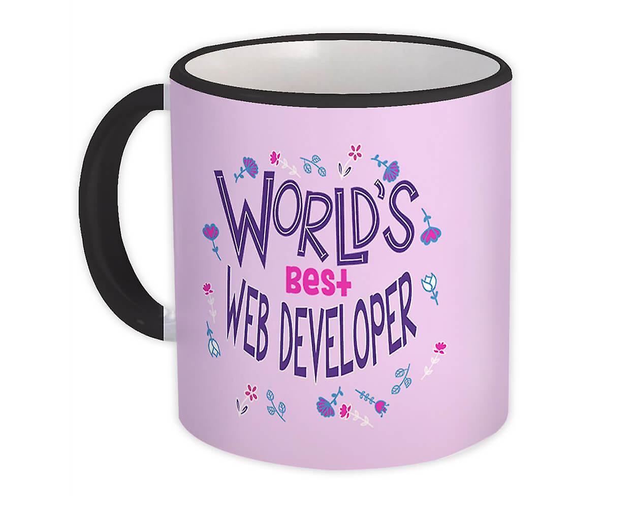Cadou Mug: Worlds Cel mai bun WEB DEVELOPER Mare