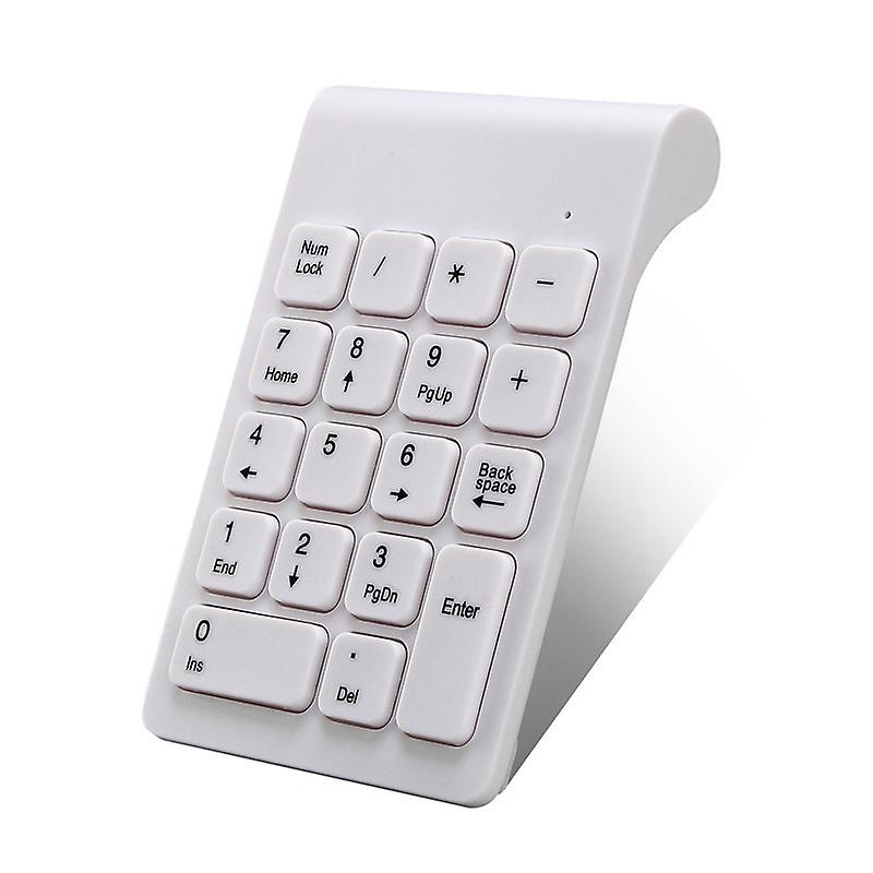 Mini 2.4G Wireless Numeric Keypad Wireless White