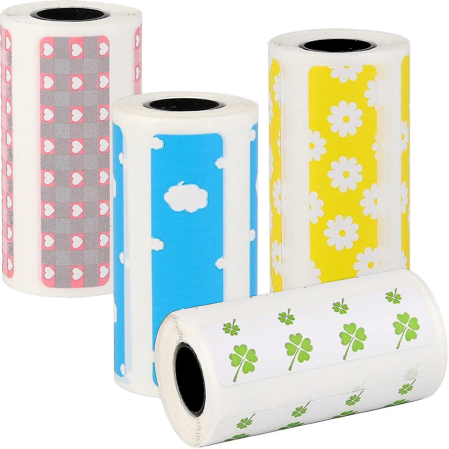 Thermal paper for small printer, 4pcs (50*15mm) thermal label, thermal paper for Ericsson A6 a6s A8