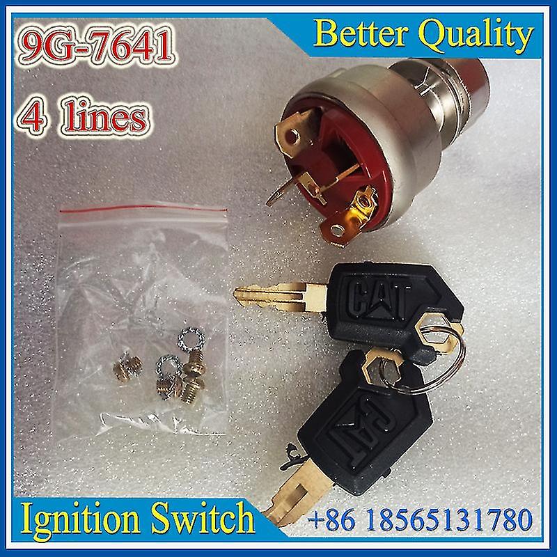High Quality 9g-7641 Ignition Switch For Caterpillar E320d E320c E320d E325d E330b/c/d Starter Switc