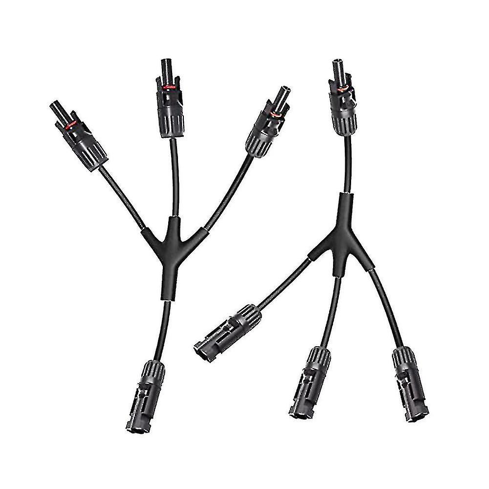 Y Branch Solar Connectors Solar Panel Parallel Adapter 1 Pair Splitter Solar Cable Wire Plug Tool K