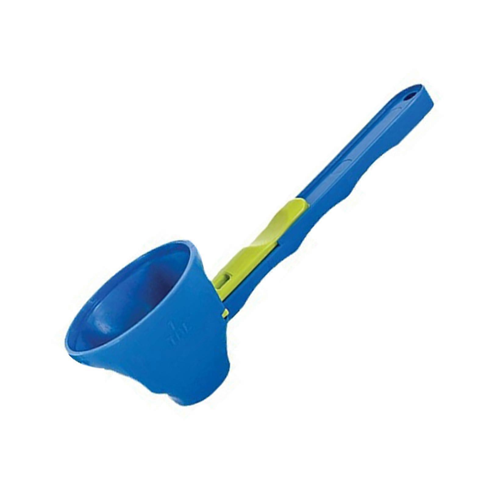 2-in-1 Spill-proof Scoop Funnel – Slide Spoon for Precise Measurement of Powders, Coffee, Protein Sports Drinks -  Easy Pouring