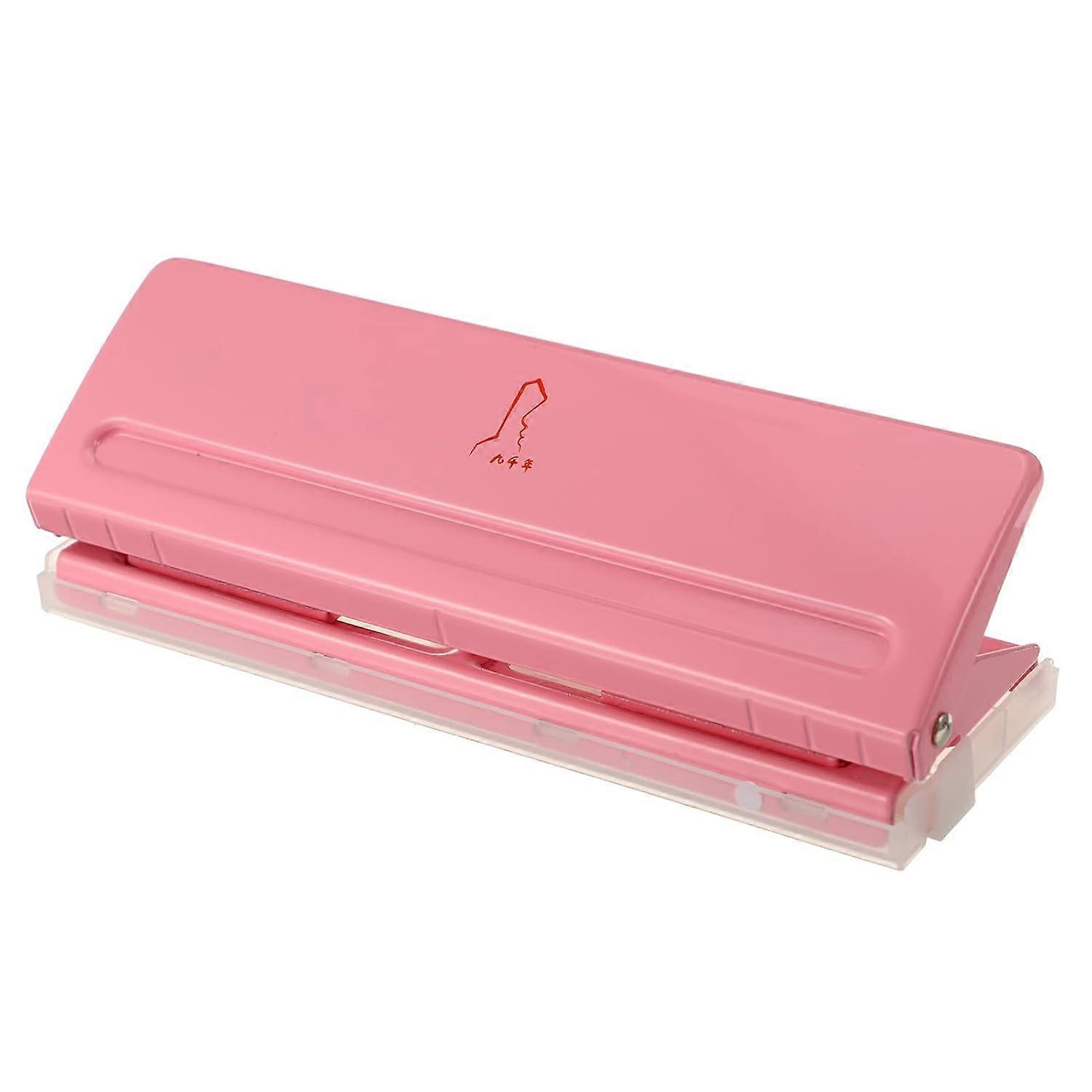 6-Hole Desktop Puncher,a5 ring binder hole punch adjustable Spacing organiser ring binder