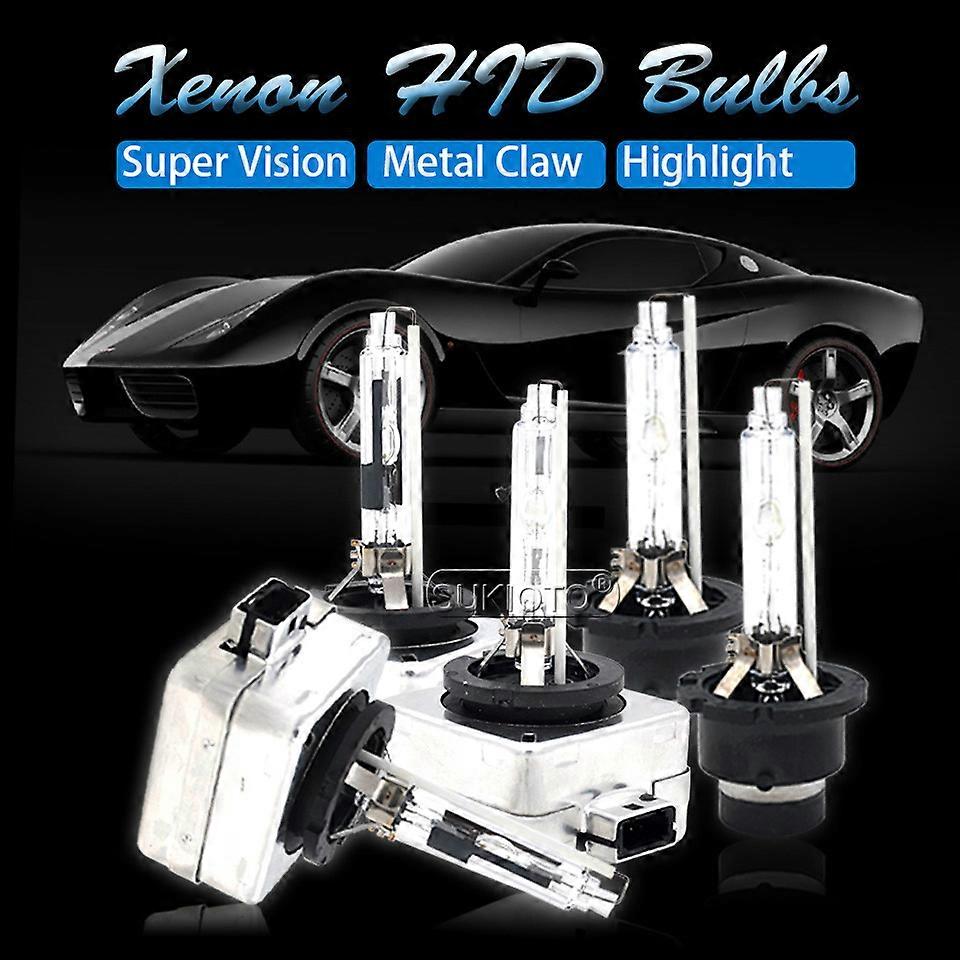 2PCS Car Xenon light D1S D3S D2S D2R D4S D4R D8S 4300K 5000K 6000K 8000K HID Bulb s 35W Head Metal Claw Bright