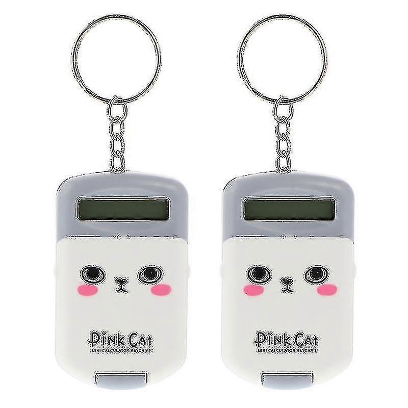 2pcs Mini Calculator Adorable Electronic Calculator Arithmetic Calculator
