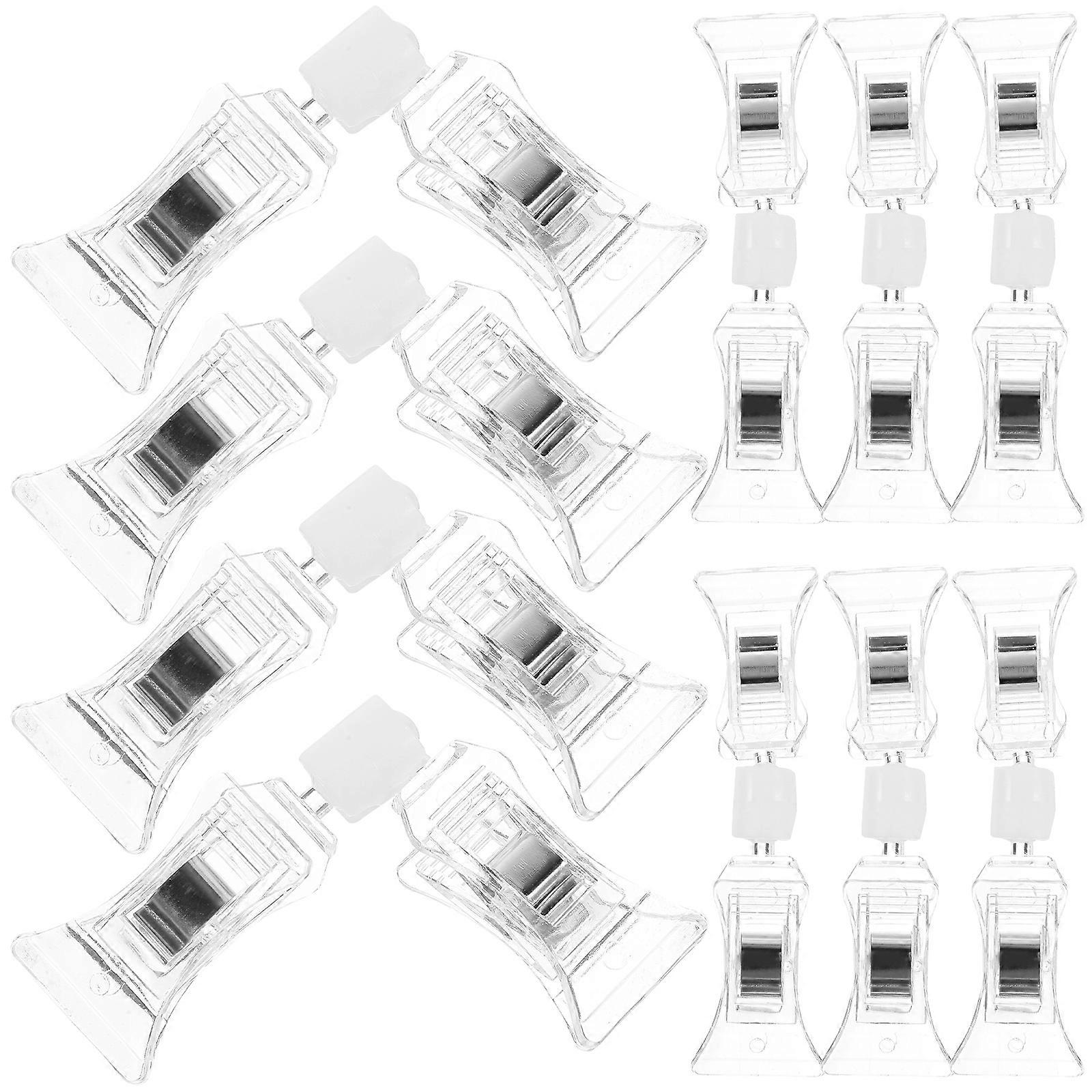 10pcs Porte-Signes De Marchandise Clips De Prix Pivotants Clip De Signe Pratique Clip D’affichage De Prix De Supermarché