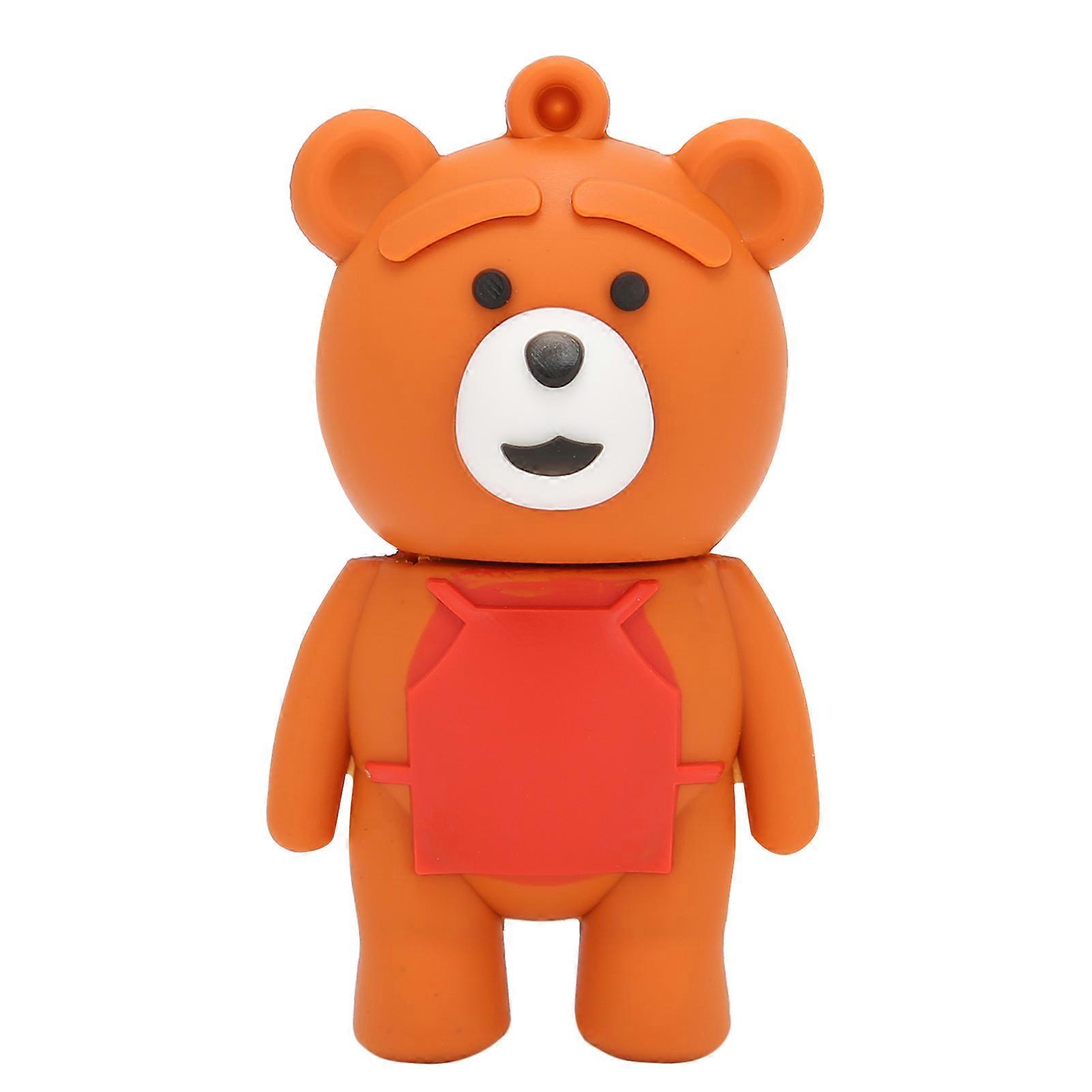 Cartoon U Disk Bear Appearance High Speed Bulk Storage Flash Drive Memory Device128GB