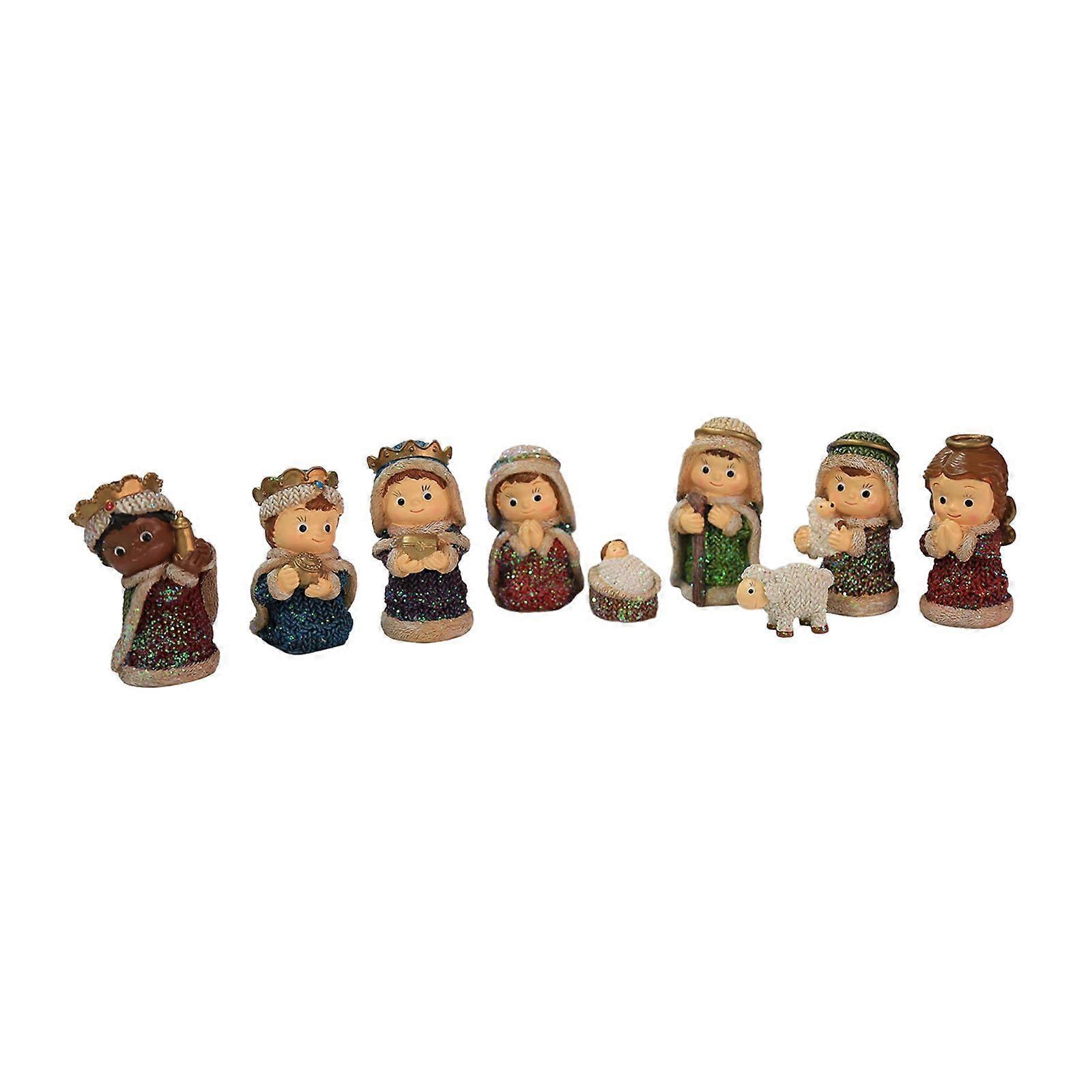 Manger Nativity Sets for Christmas Collectibles for Tabletop Home Decor
