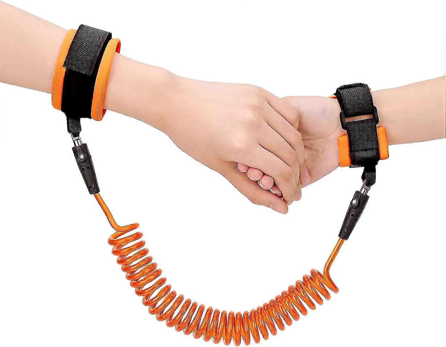 2.5m Anti-lost Wrist Belt Leash For Kids, 360 Rotatable Elastic Wire Rope Safety Leash For Baby And Toddler