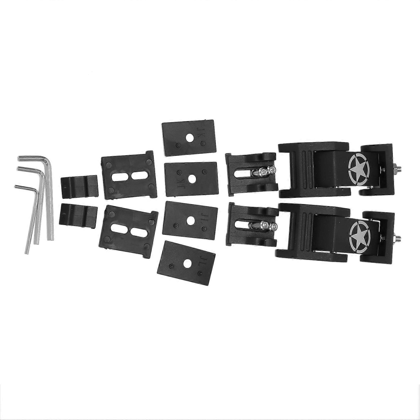 Hood Latches Lock Catch with Star Style Latch Locking Adjustable Kit for 2007-2018 Accessories