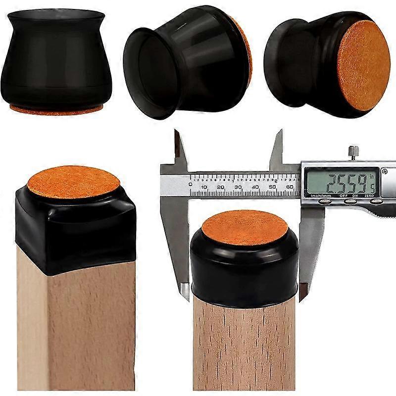 Barsinfi Small Chair Leg Protector 16 Pieces Silicone Leg Floor Protector
