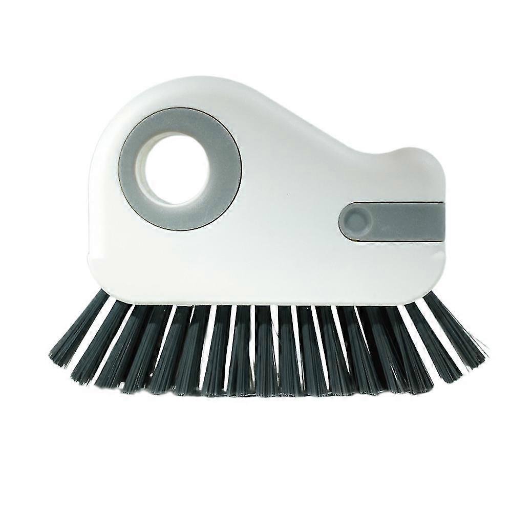 2 in 1 Groove Cleaning Brush,Grout Cleaning Tool Grip Brush for Sliding Door Window Track,Multifunctional Crevice Cleaning Brush for Home Small Spaces