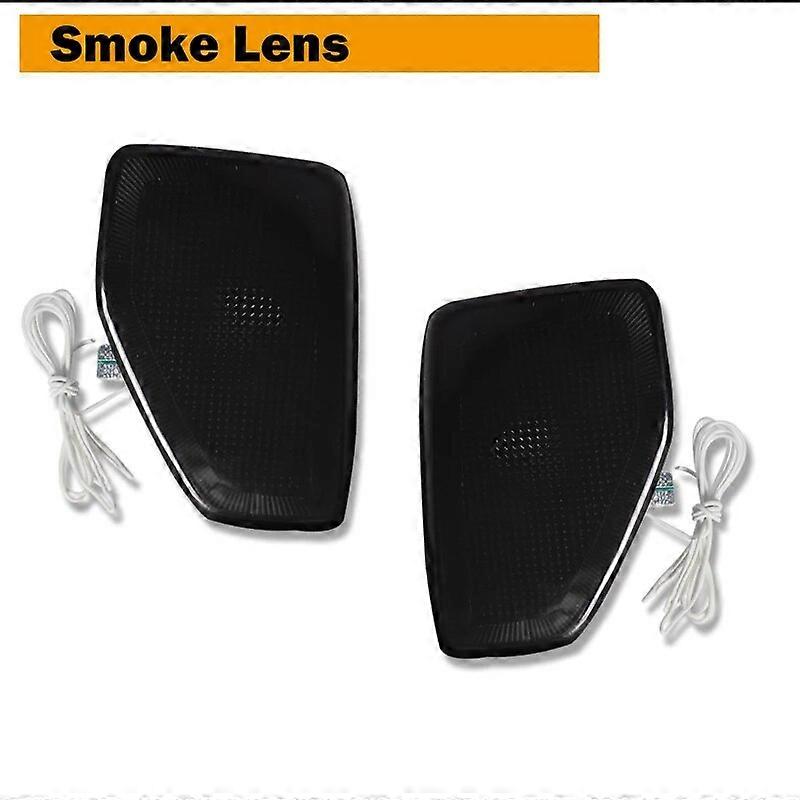 For 2005/2006-2010 Hummer H3 For 2009-2010 Hummer H3T Dual-color Amber & White LED Car Front Side Marker Turn Signal Lights