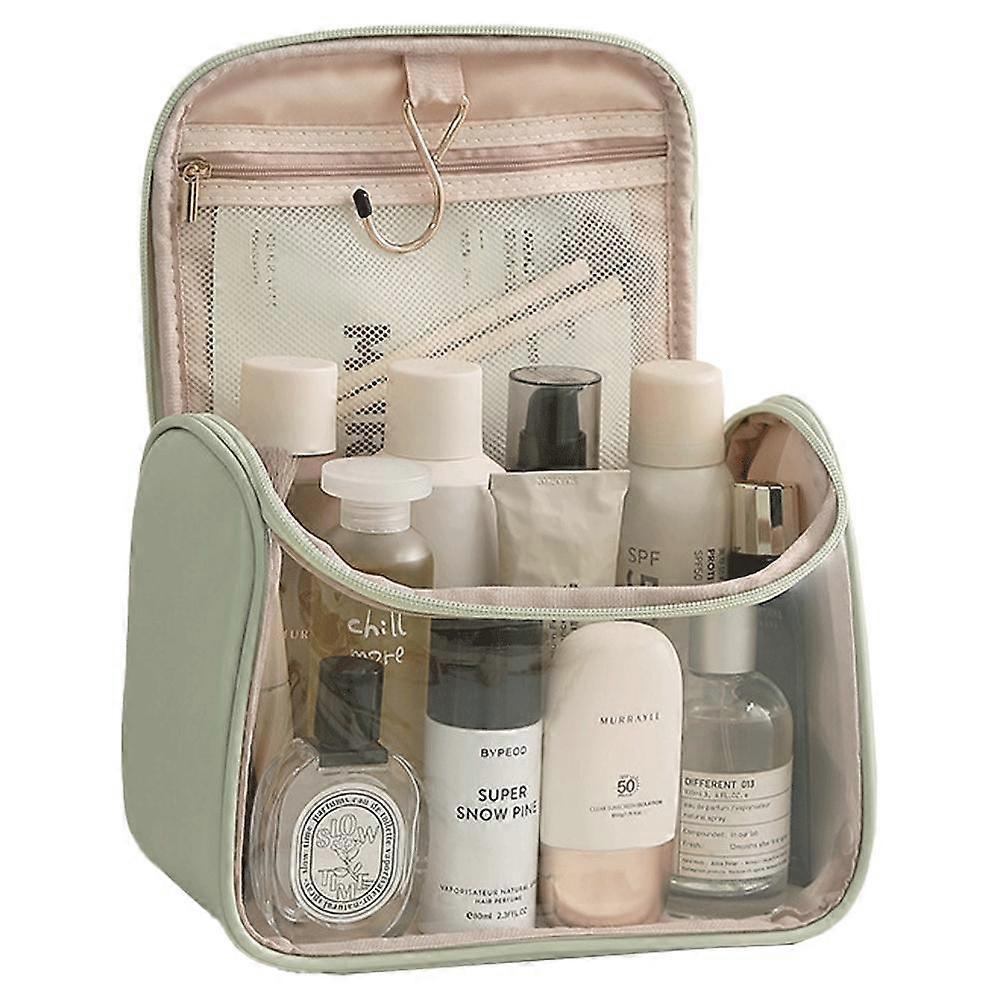Phoenix Transparent hook cosmetic bag large-capacity storage carrying case, made of PVC