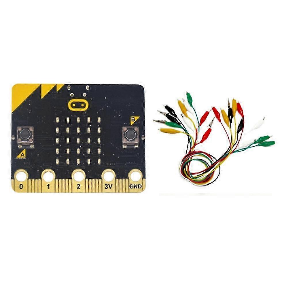 BBC Go Kit with Alligator Clips Test Lead Set Programmable Learning Development Board for DIY Proje