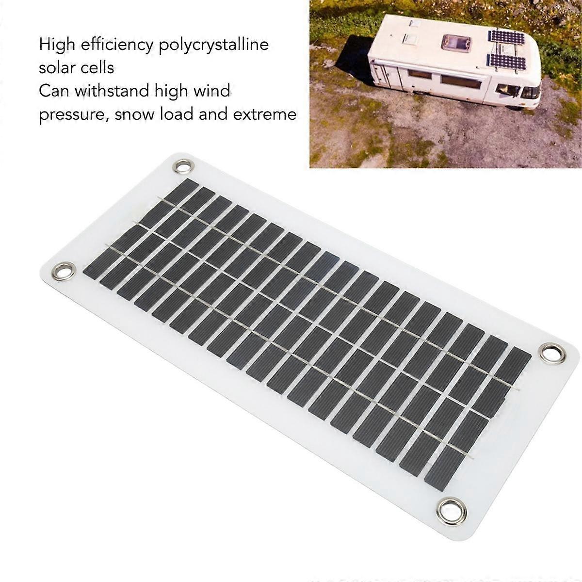 Mono-Polycrystalline Solar Panel Waterproof Controller Kit with Connection Cable 12V24V Charging Protection Battery Kit