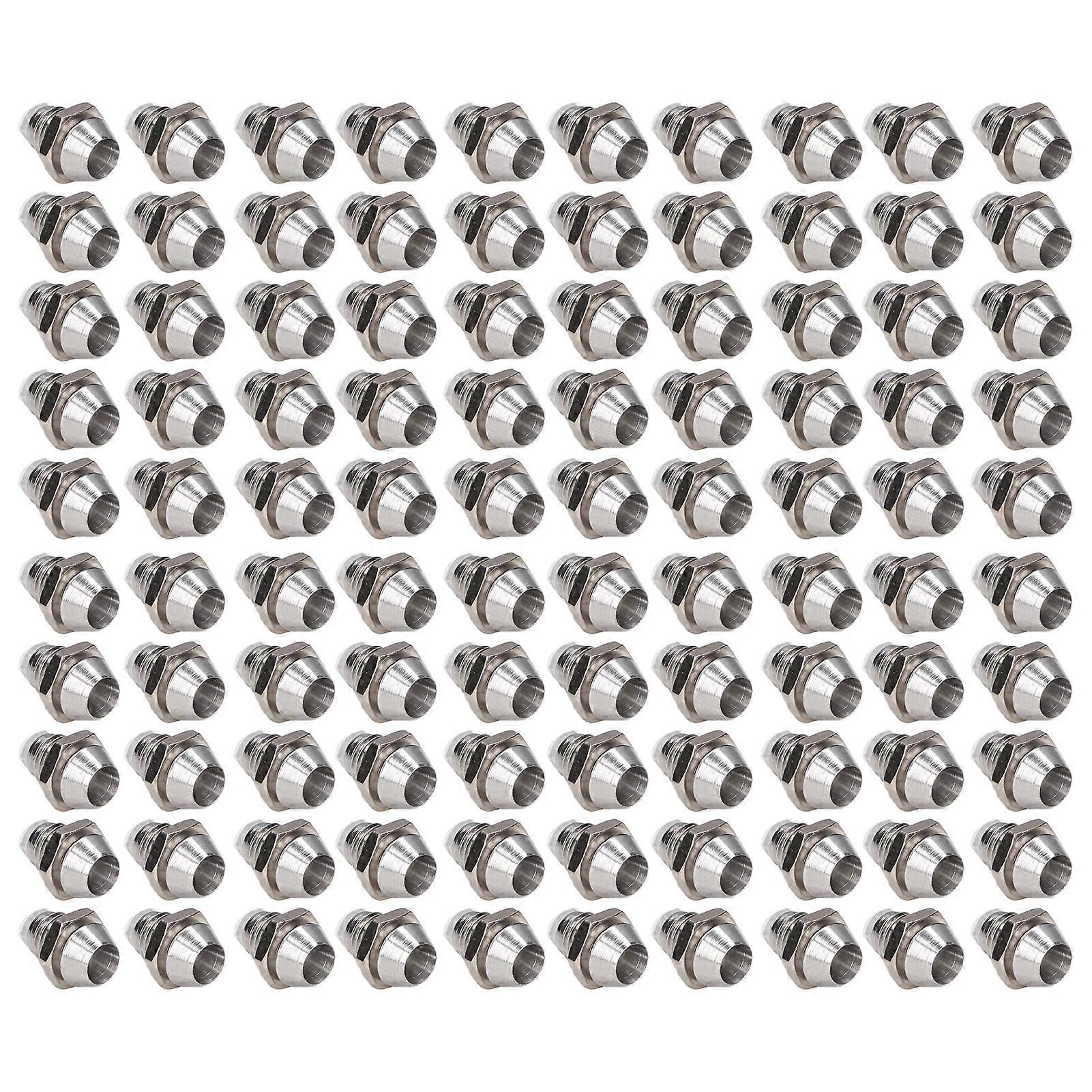100PCS LED Holders Fine Workmanship Simple Operation Lightweight Portable 3mm LED Bezel Holder