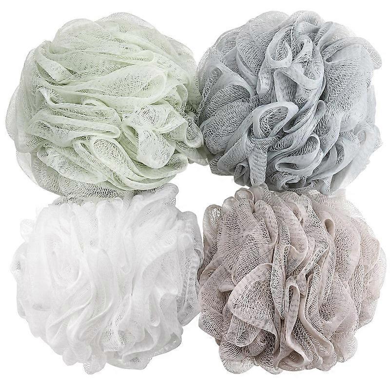 Bath Sponge Shower Loofahs Mesh Pouf Bath Puff Shower