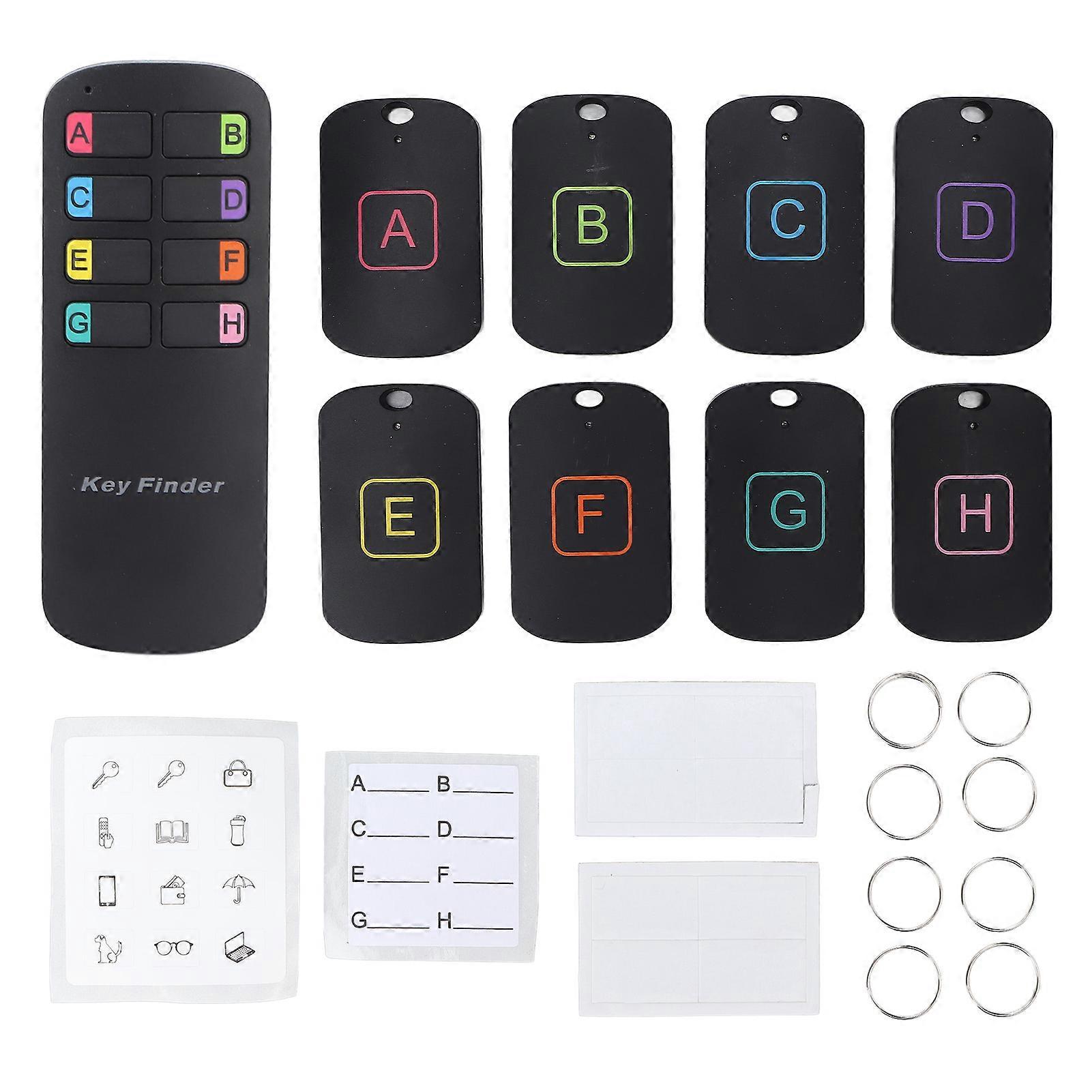 Wireless Key Finder 7585dB Sound Alarm Locator Transmitter 8 Empfänger für Geldbörsen Handys Haustiere NO.4372