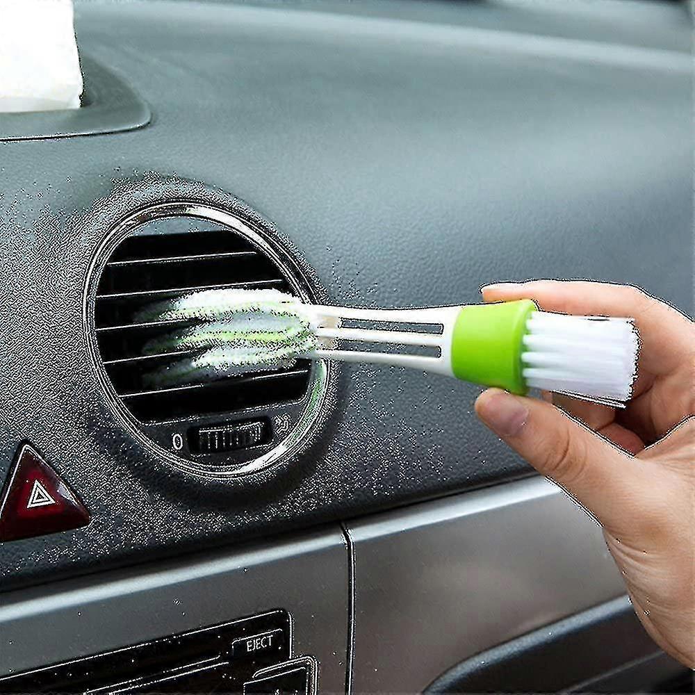 3 stk mini duster, dobbel endet mikrofiber vent duster &børste