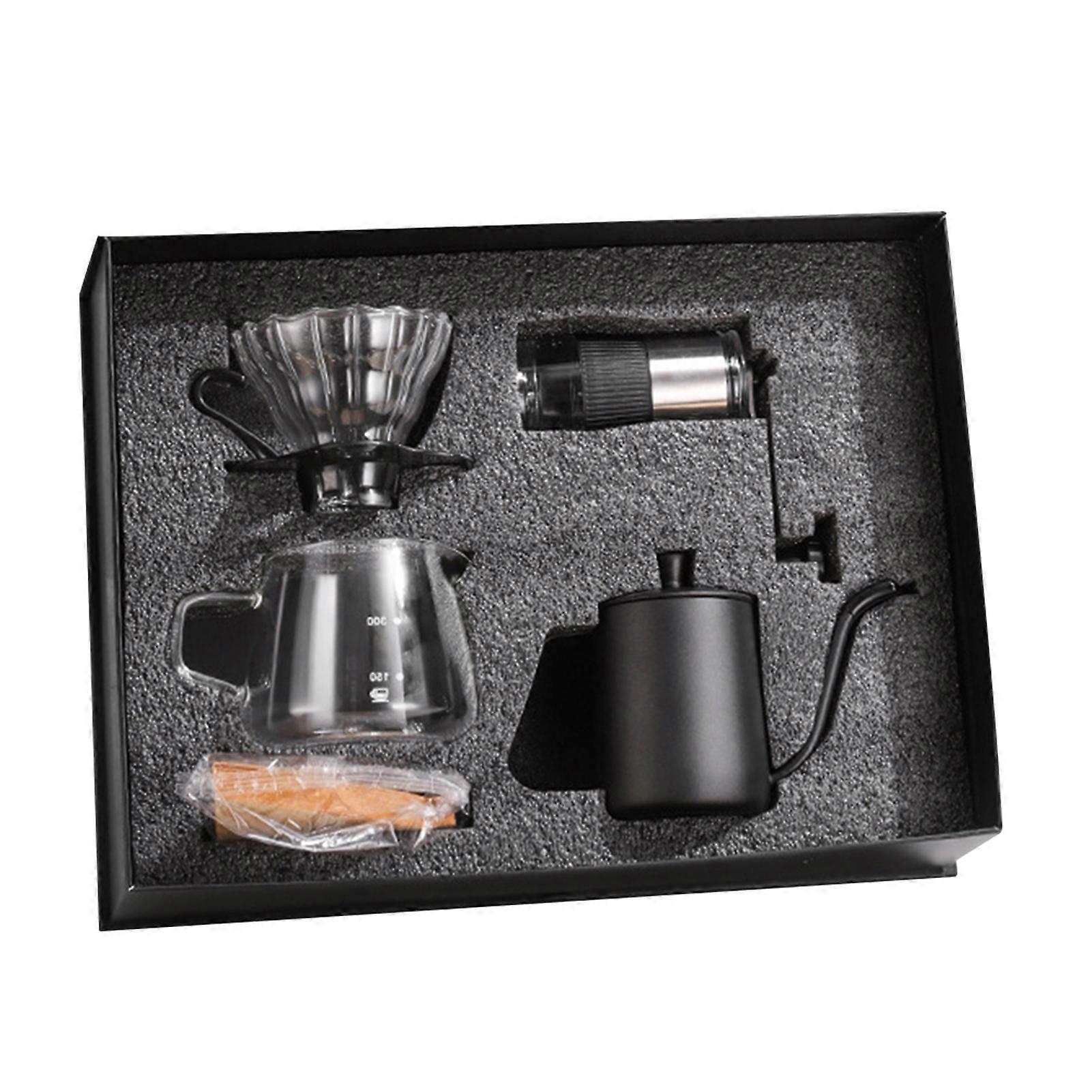 5 Piece Hand Brew Coffee Maker Set Practical Making Coffee Pots for Coffee Lovers