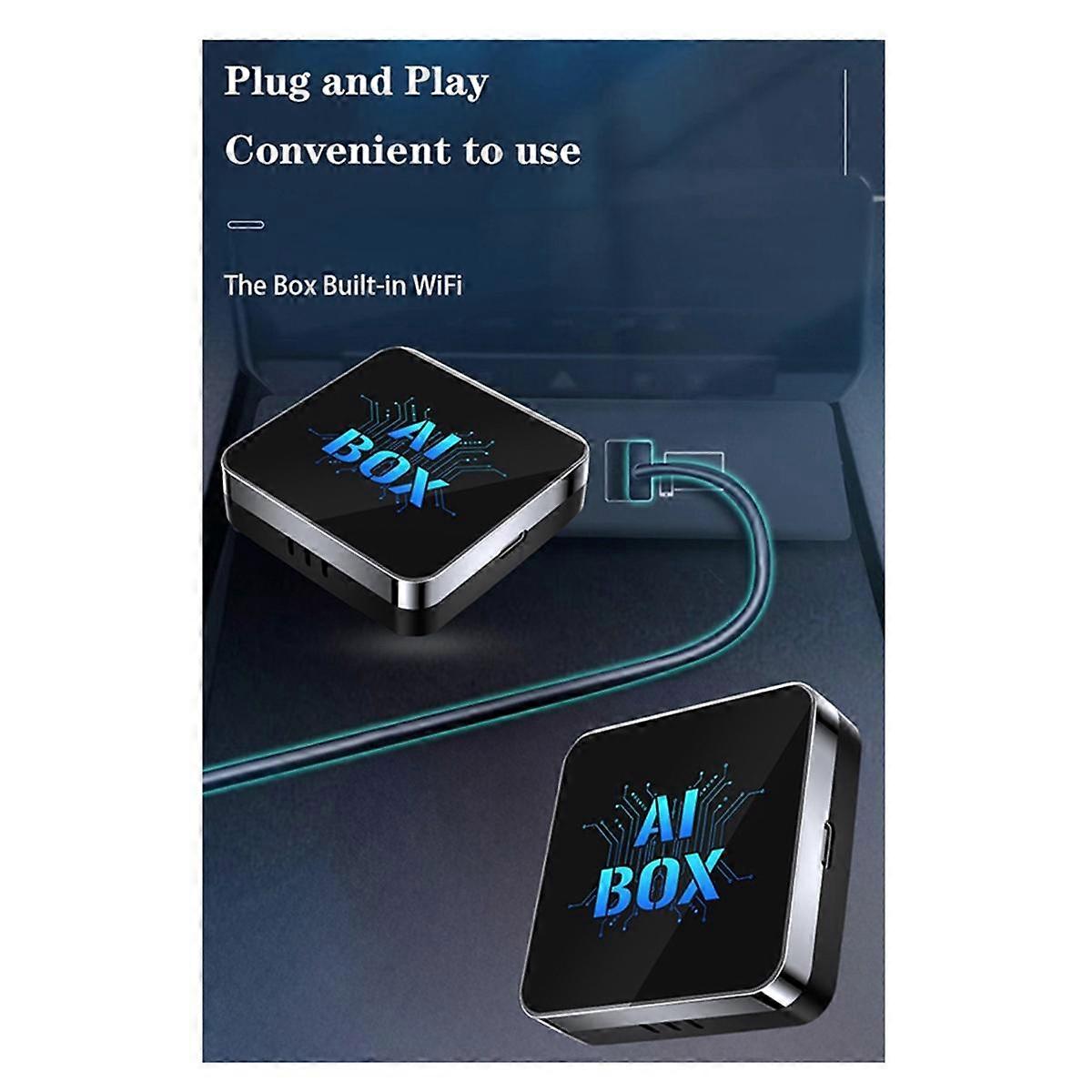 CarPlay AI Box Android 13 5Ghz WiFi Bluetooth Android Auto Wireless CarPlay Adapter 2G+16G