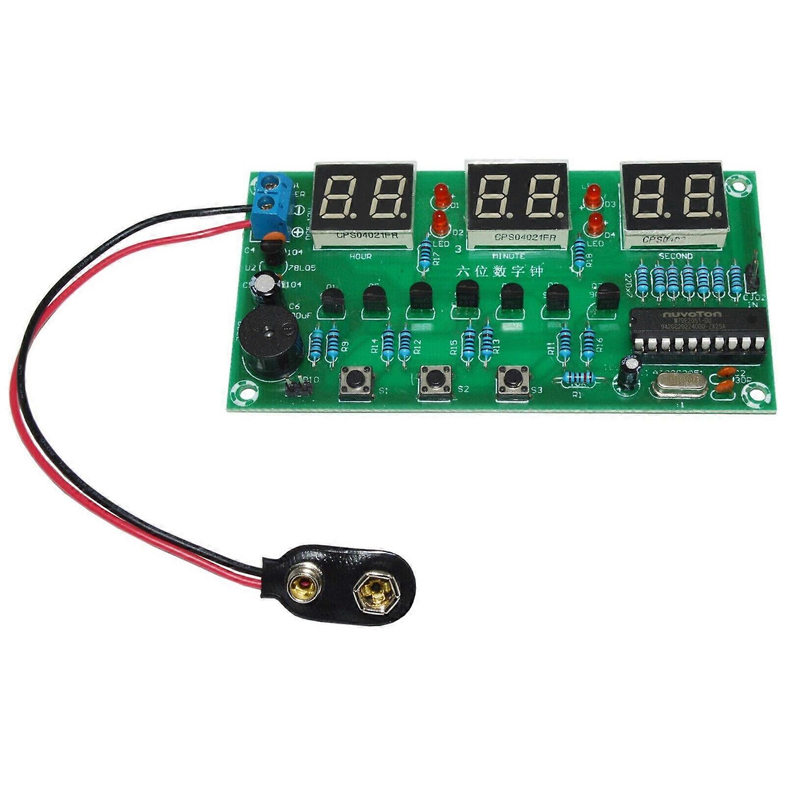 Multifunctional Digital Clock Soldering Practice DIY Kit HH : MM : SS Display