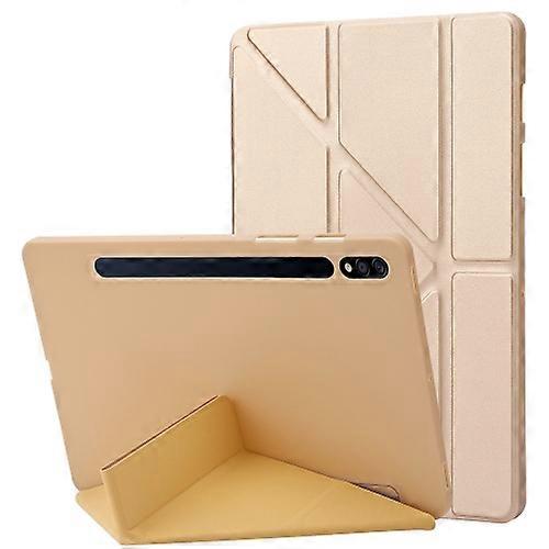 For Samsung Galaxy Tab S9+ Deformation Silicone Leather Tablet Case