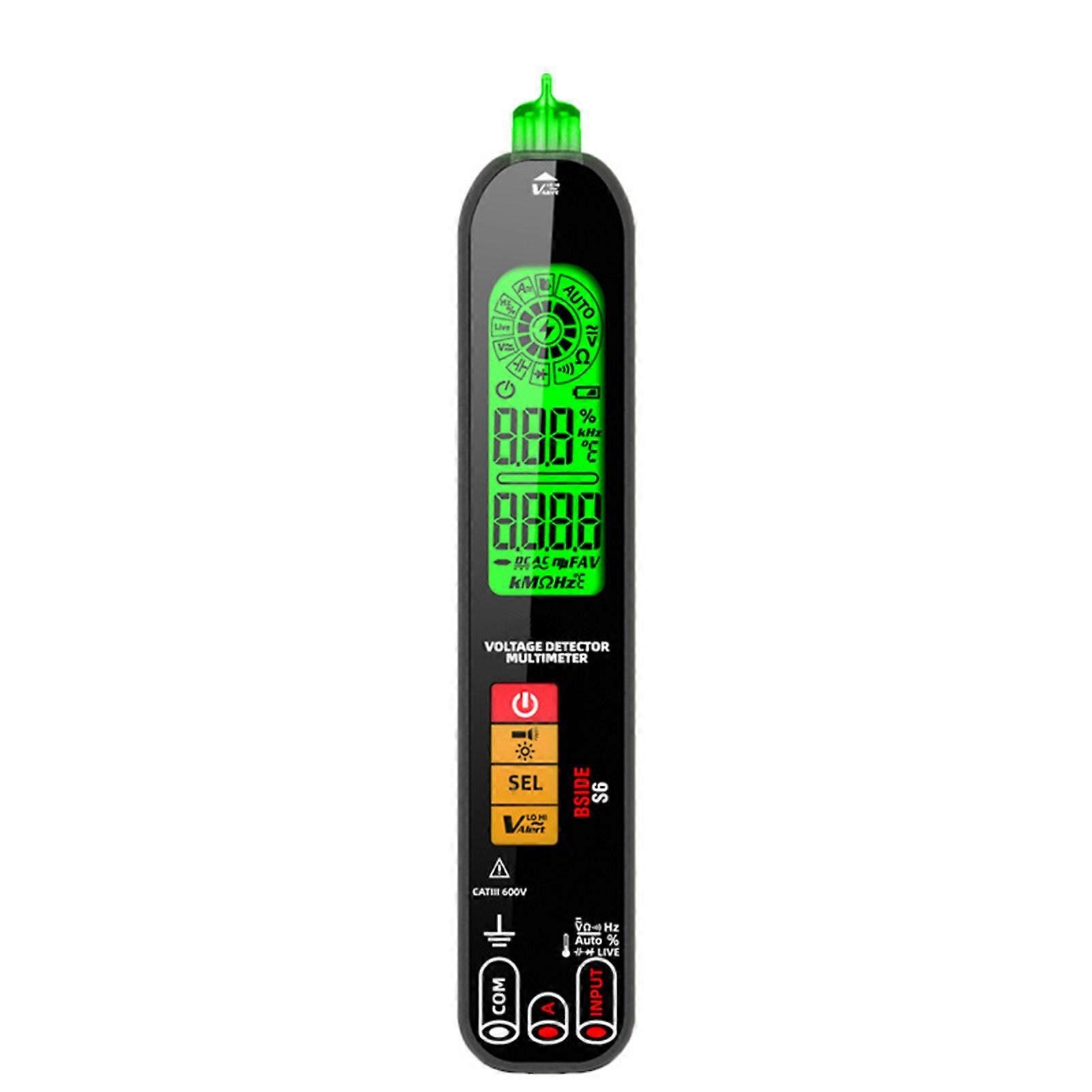 Anti-burn Electric Digital Multimeter Luminous Multifunctional Voltage Detect Tester for Home