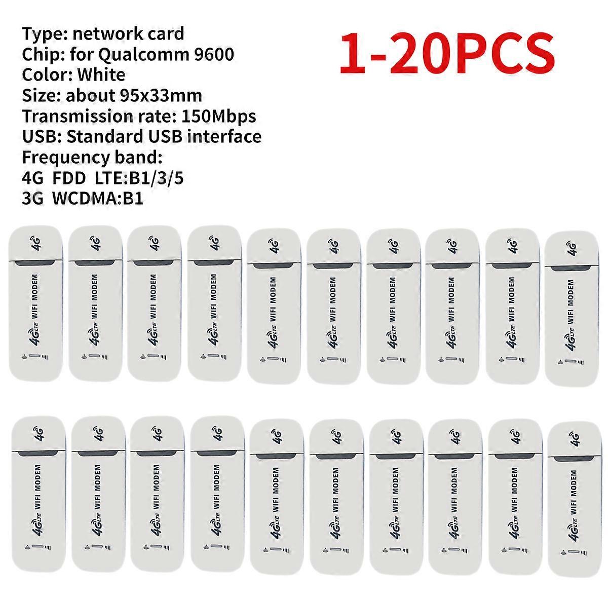 דונגל USB אלחוטי 4G LTE פס רחב נייד 150Mbps מודם סטיק כרטיס סים נתב אלחוטי מודם סטיק USB 150Mbps למשרד ביתי