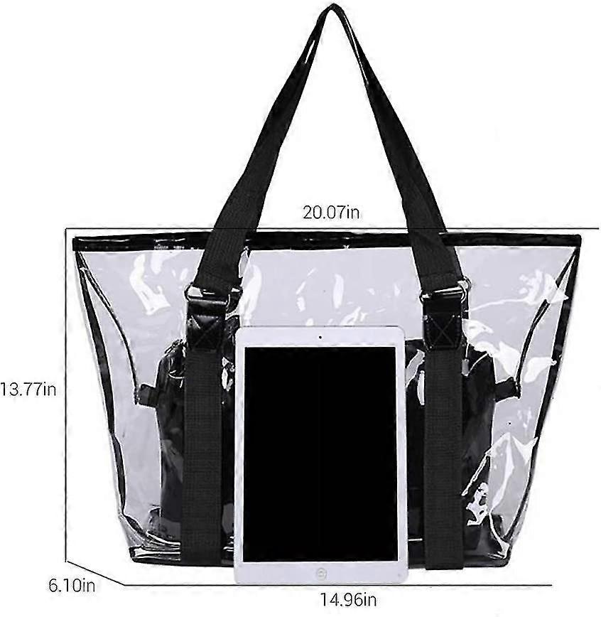 Beach Bag Summer Fashion Leisure Transparent Pvc Shoulder Bag Handbags Large Bag
