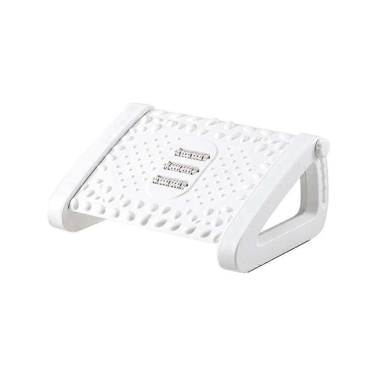 Foot Rest Stool Adjustable Foot Stepping Platform With Rollers Foot Resting Stool Comfortable Massa