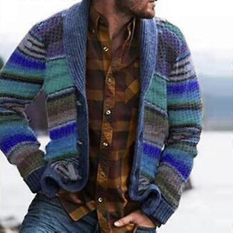 Erkekler Gevşek Üst Hırka Ceket Kazak Uzun Kollu Kış İçin Sıcak Moda Tutun