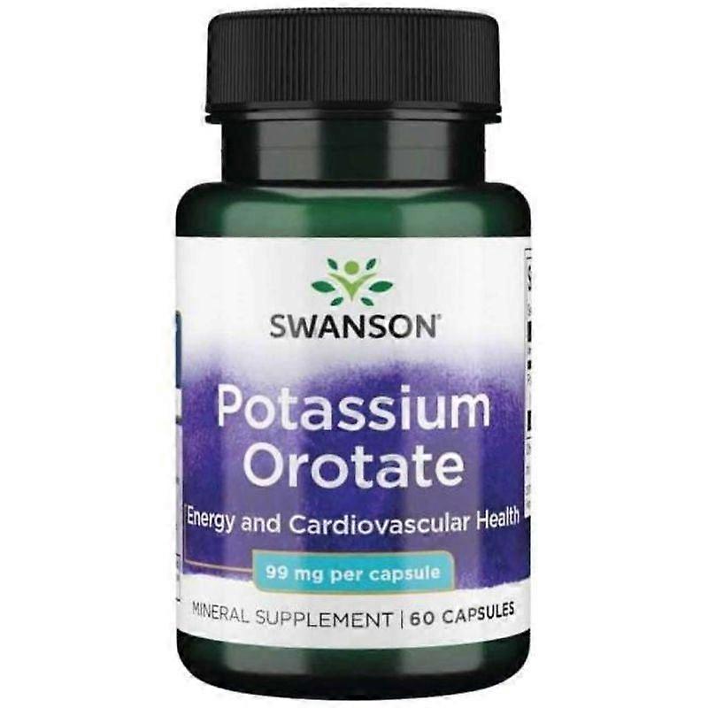 Swanson Potassium Orotate 99mg Capsules 60