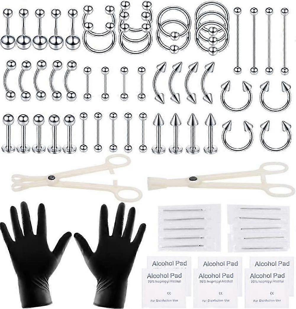 Piercing Kit Professional Body Piercing Kit Oceľové piercing ihly Piercing