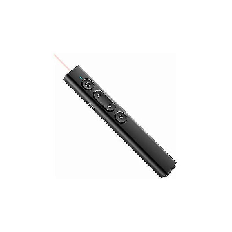 Laser Pointer Pointer Wireless Presentation Clicker Remote With Laser USB Charge MultifunctionLaser Powerpoint Powerful Laser Pointerblack